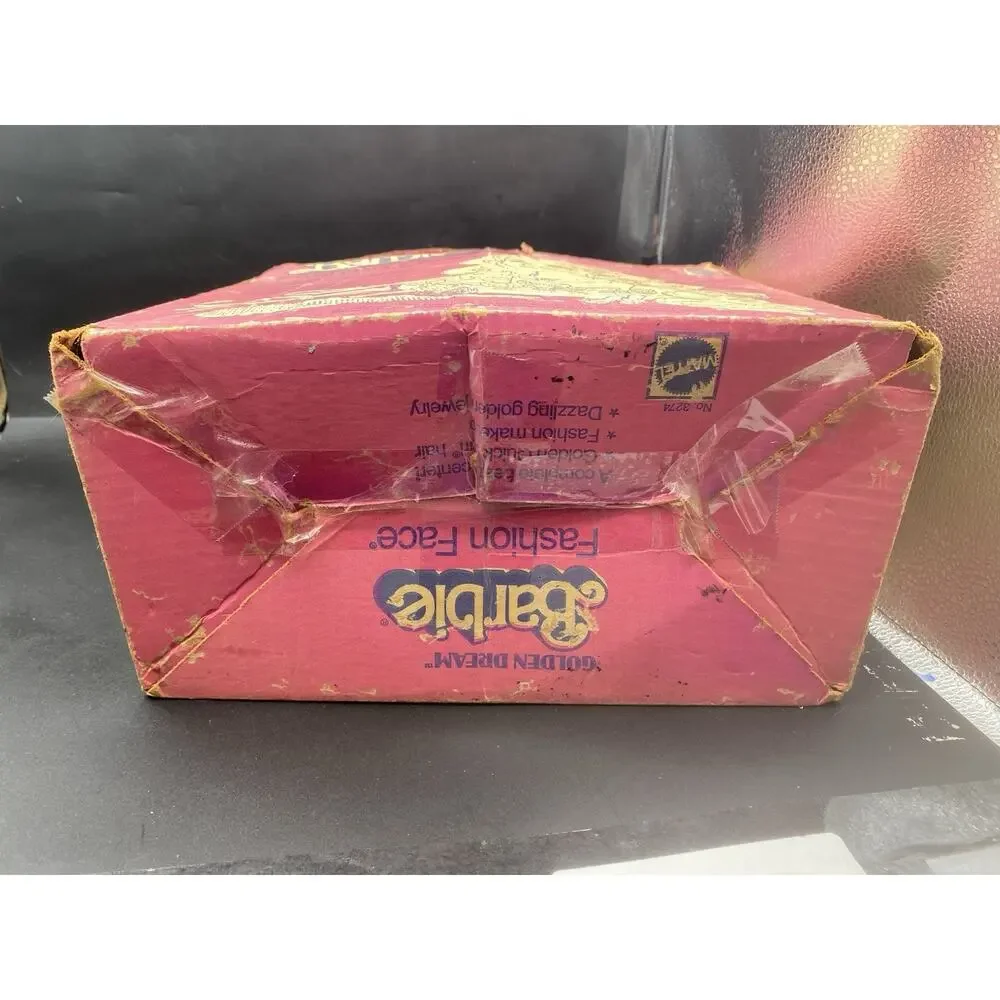 VTG 1980 Golden Dream Barbie Fashion Face For Parts Head / Original Box Only